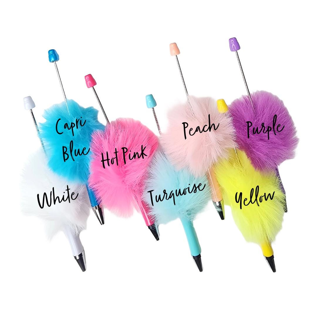 Fuzzy Beadable Pen Blanks
