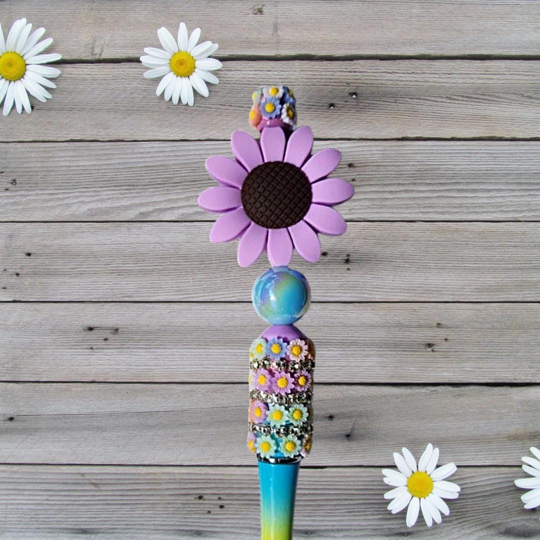 Daisy Beaded Pen