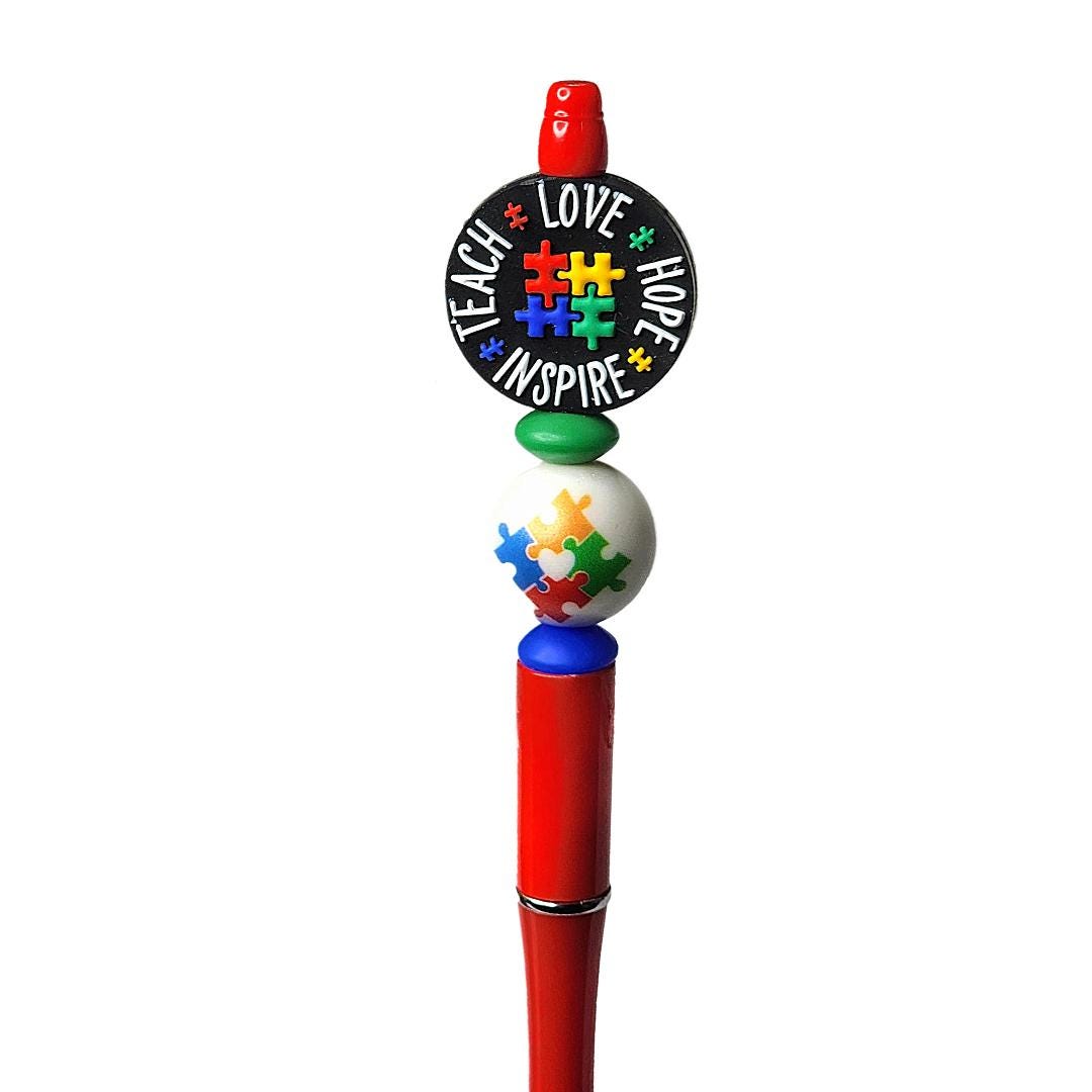 Schoolteacher Beaded Pen