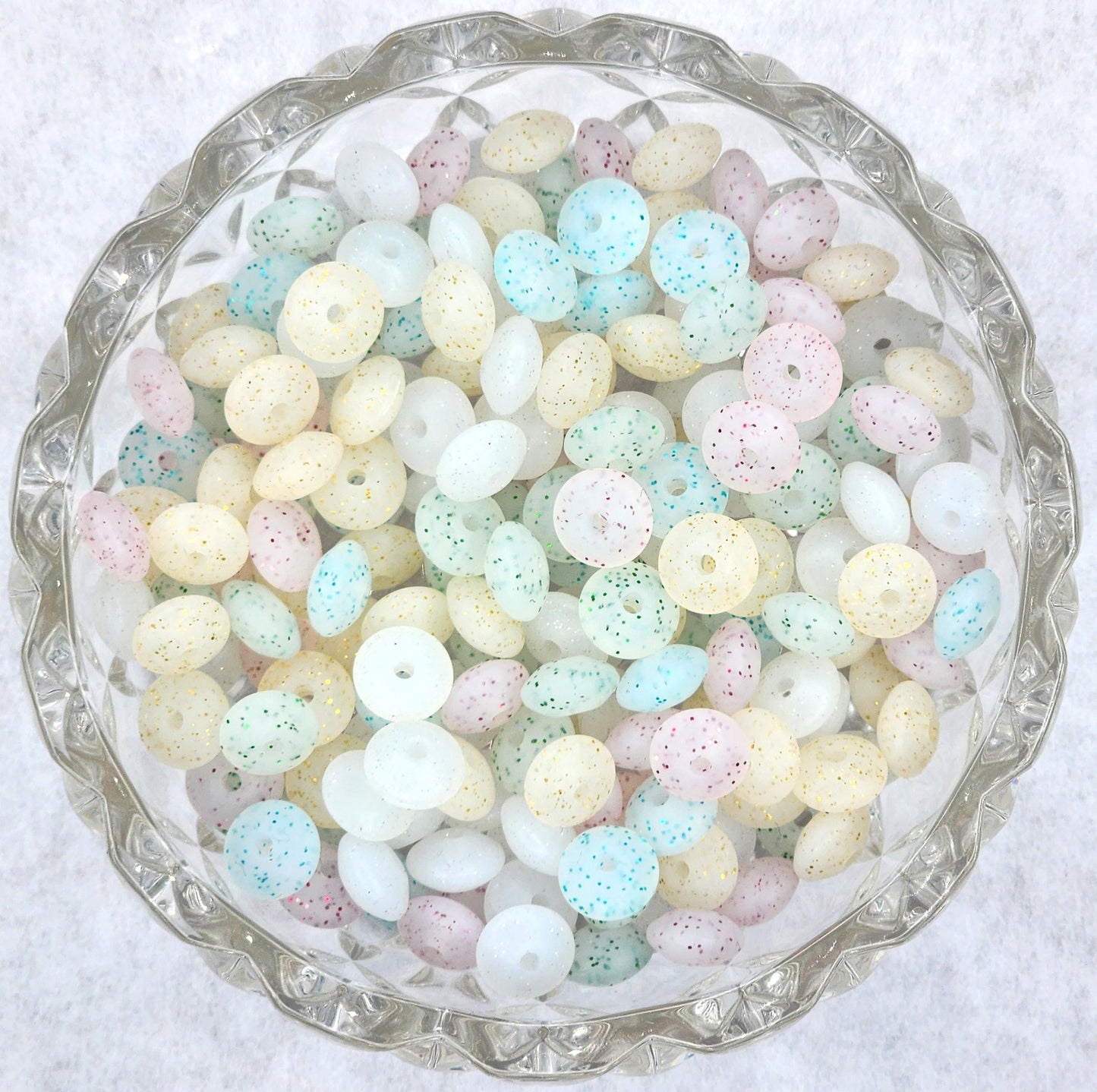 12mm Glitter Lentils (20 Pack)