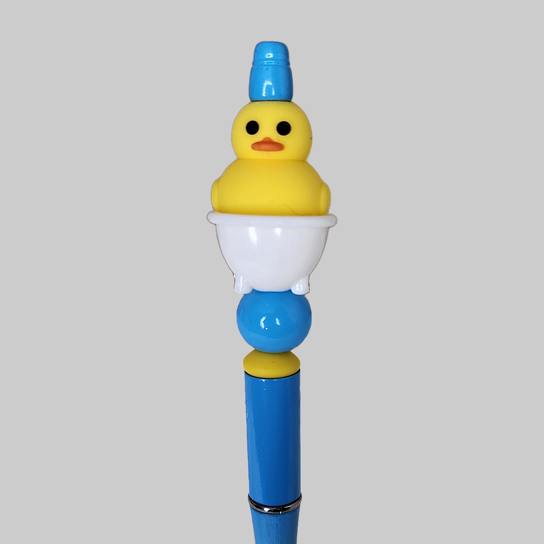 3D Rubber Duck Beaded Pen