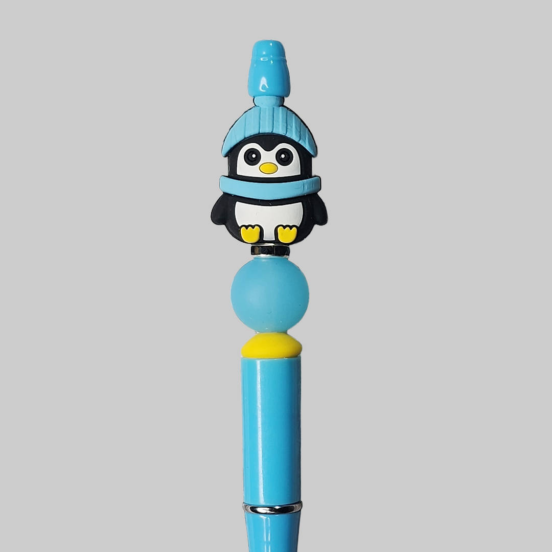 3D Penguin Beaded Pen