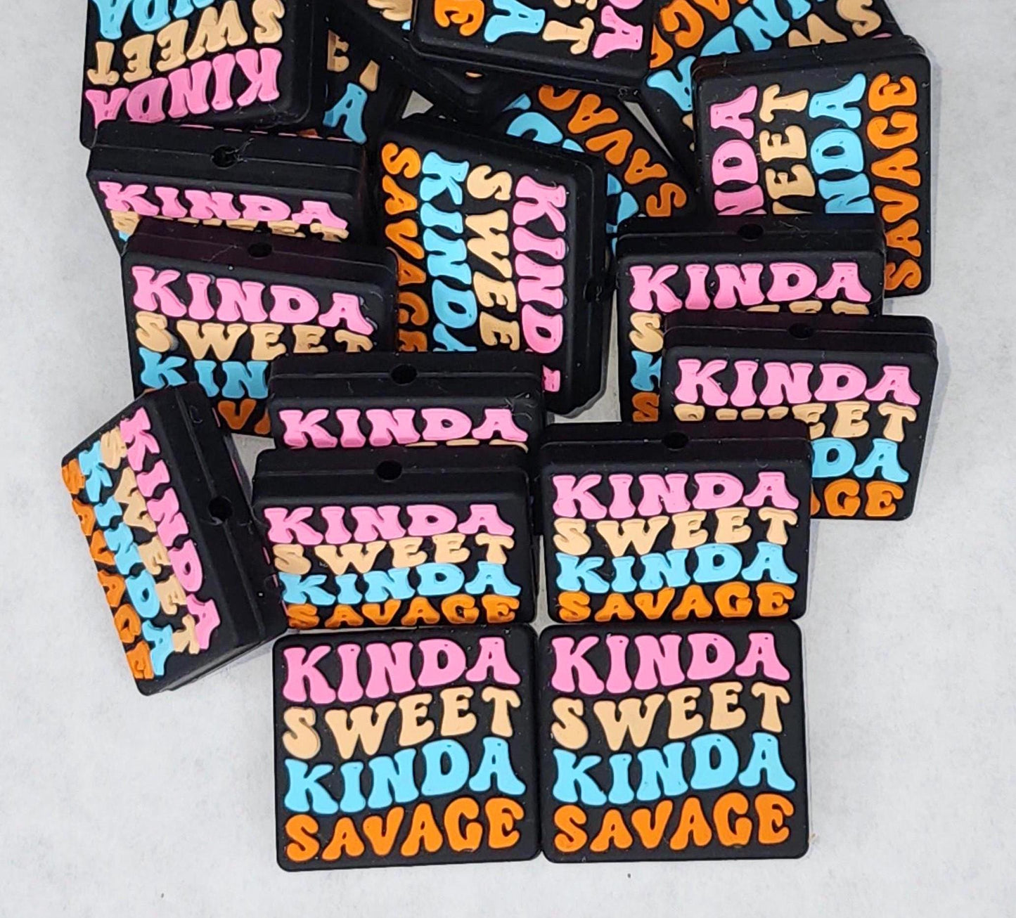 Kinda Sweet Kinda Savage Focal Bead 105