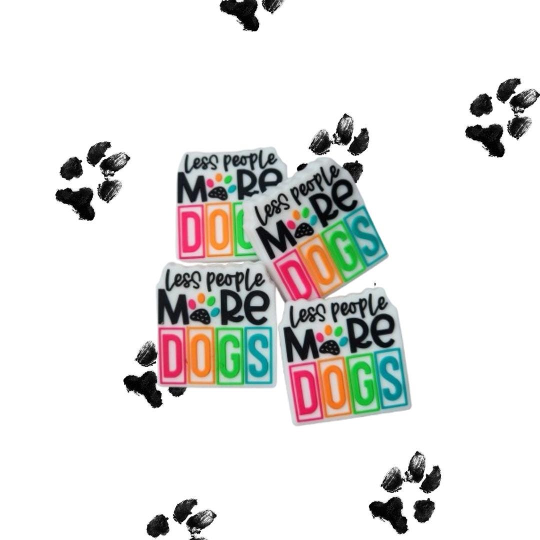 Less People More Dogs Focal Bead 18