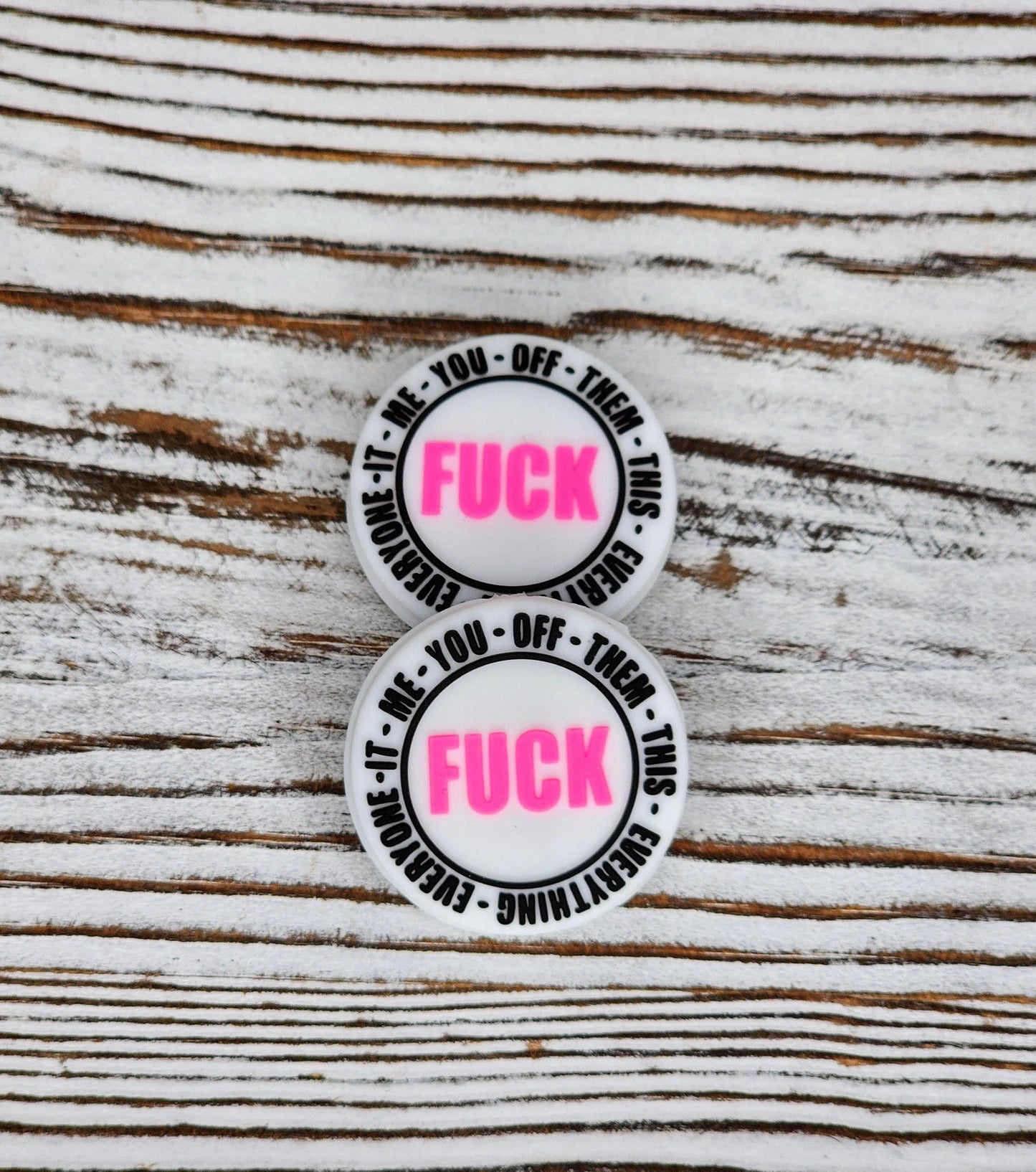 F**k Everything Silicone Focal Bead 133