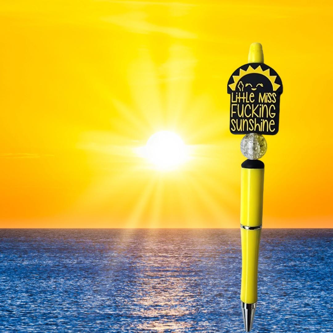 Funny, Sarcastic, Adult Humor Beaded Pens 1E