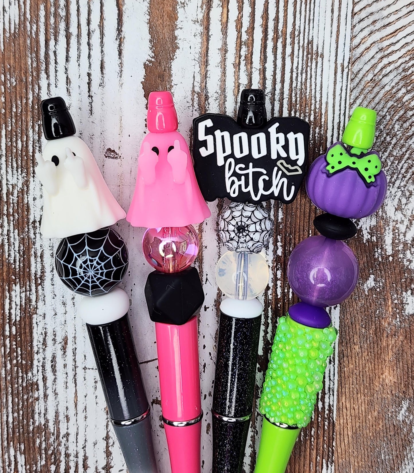 3D Halloween Beaded Pens