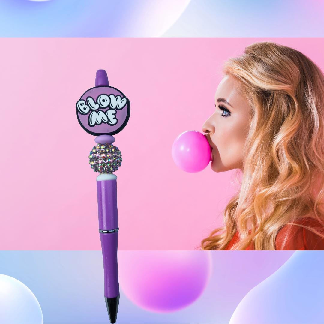 Funny, Sarcastic, Adult Humor Beaded Pens 1I