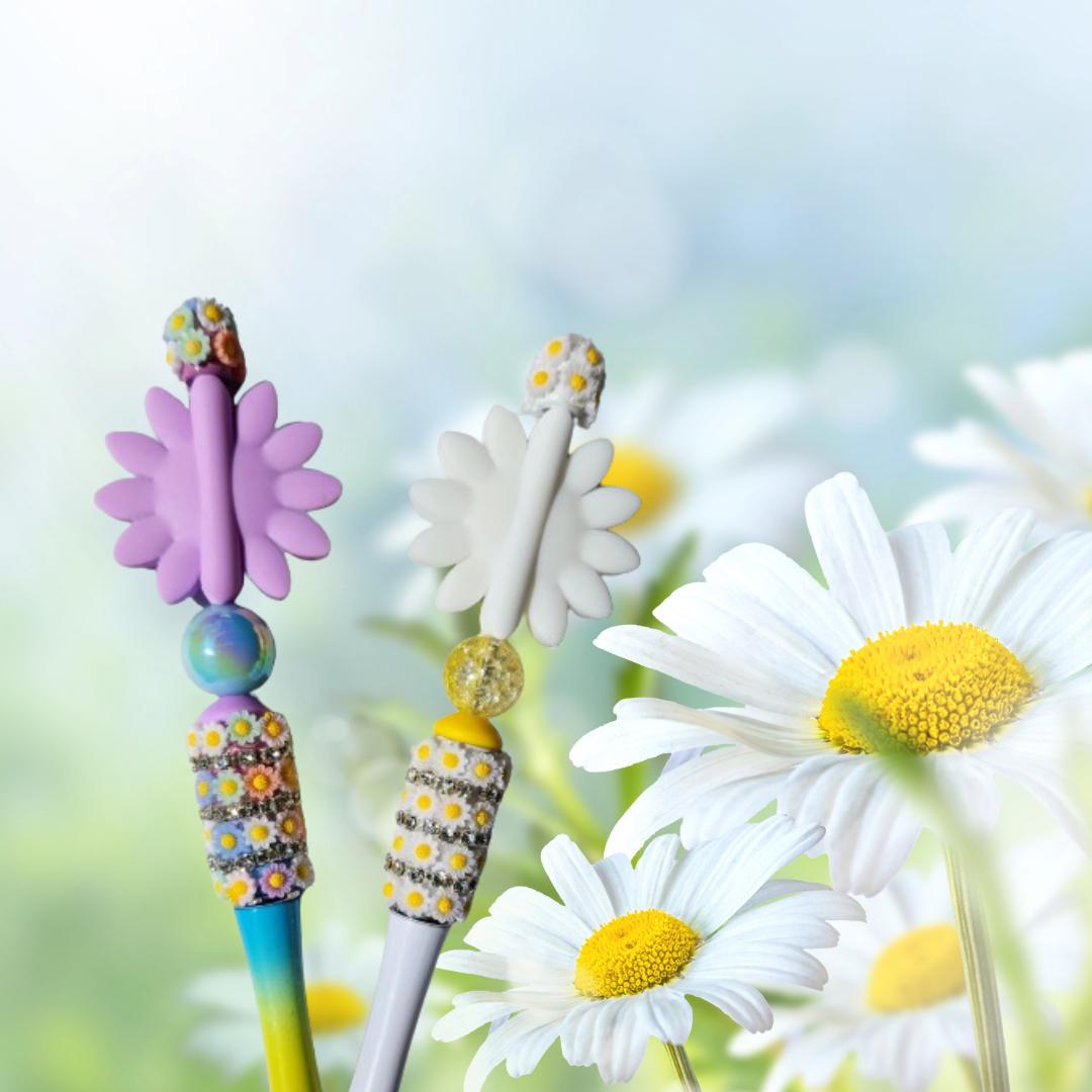 Daisy Beaded Pen