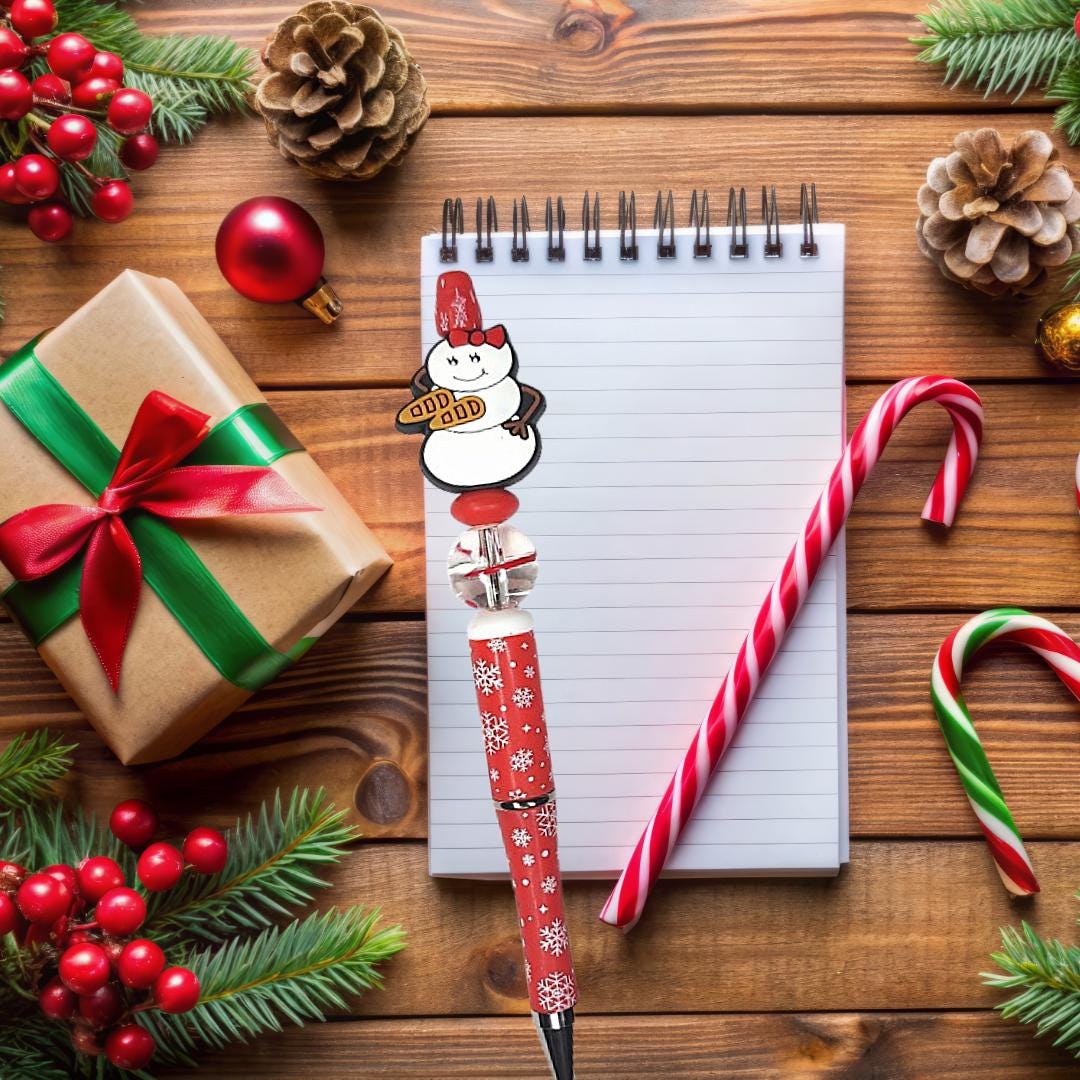 Naughty Christmas Beaded Pens