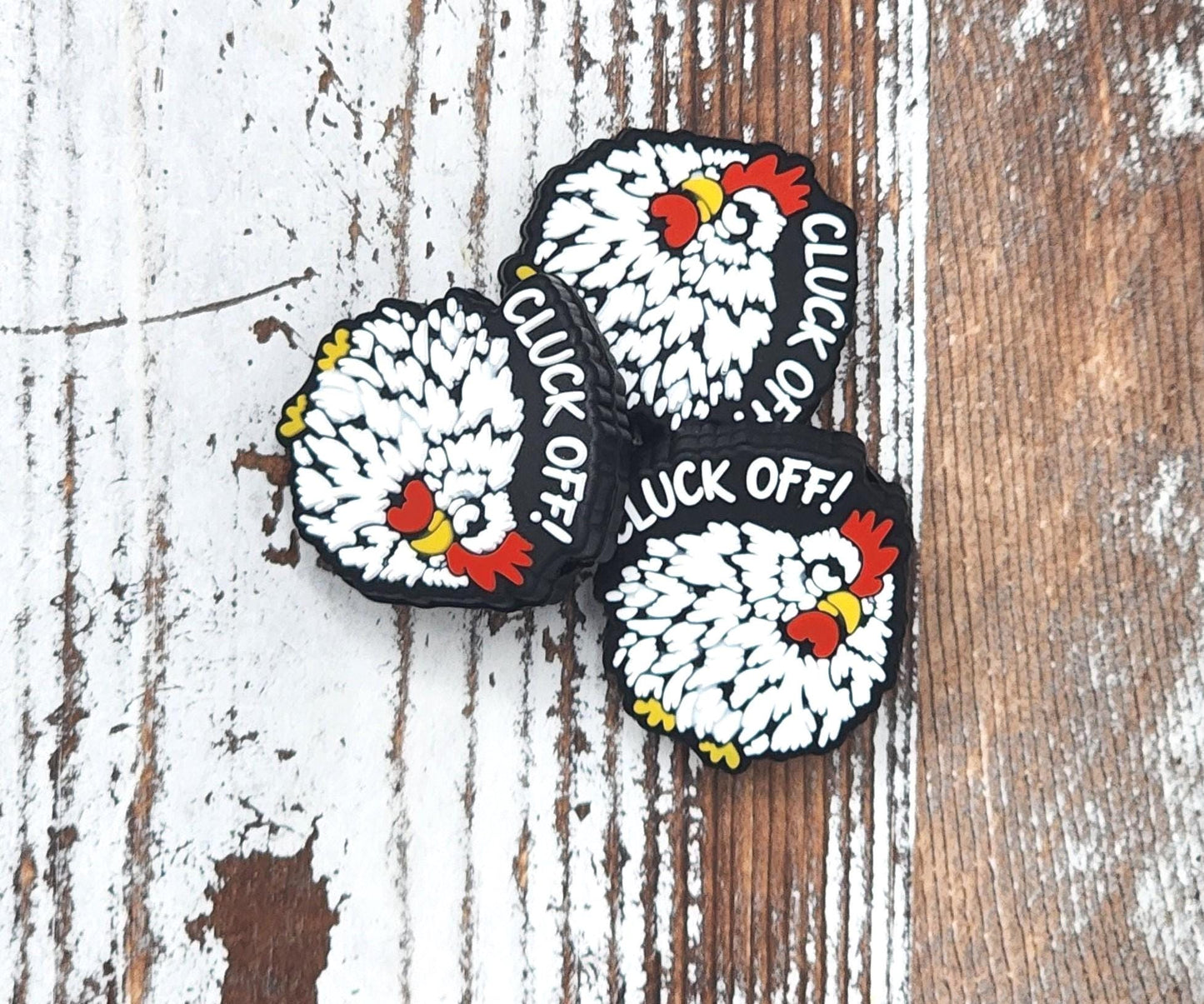 Cluck Off Focal Bead 147