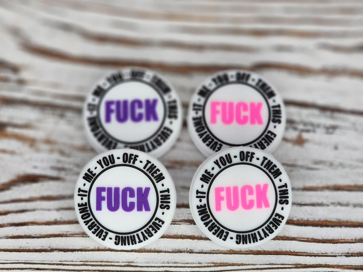 F**k Everything Silicone Focal Bead 133
