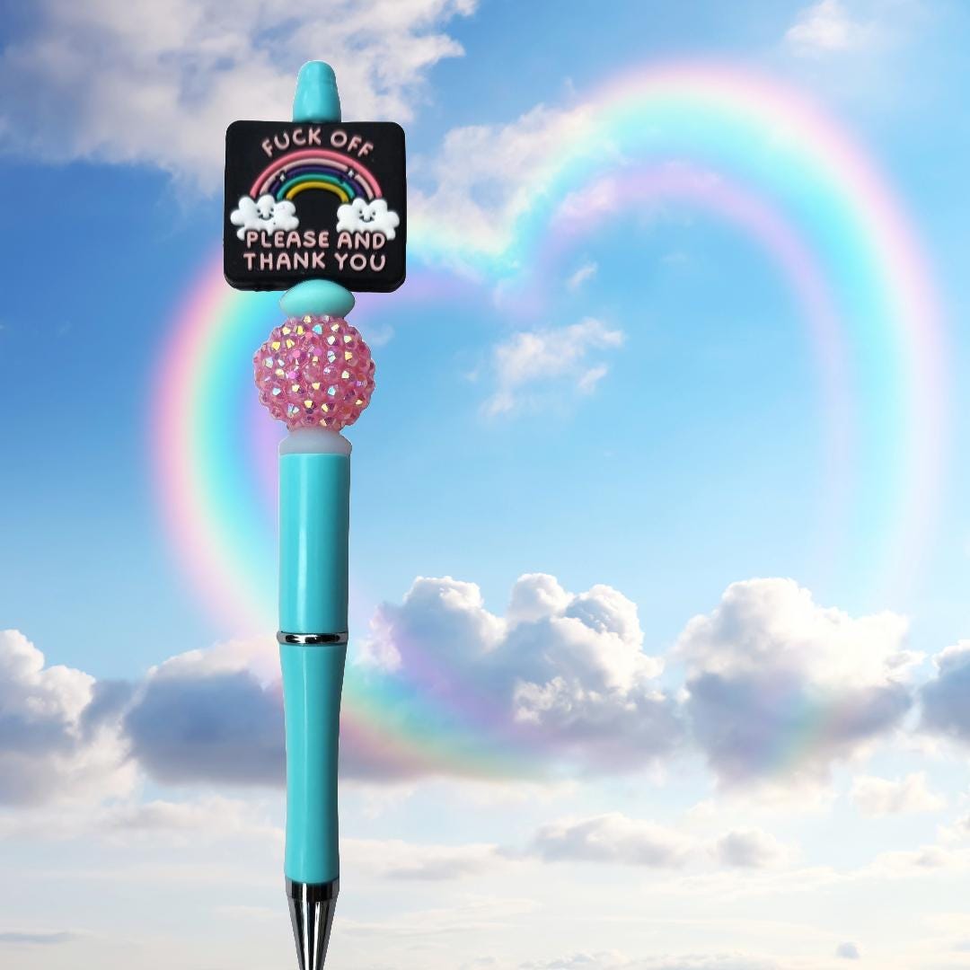 Funny, Sarcastic, Adult Humor Beaded Pens 1Q