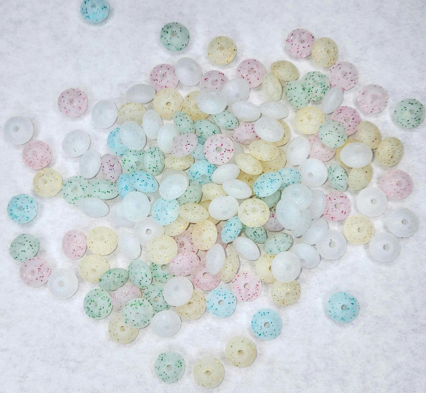12mm Glitter Lentils (20 Pack)