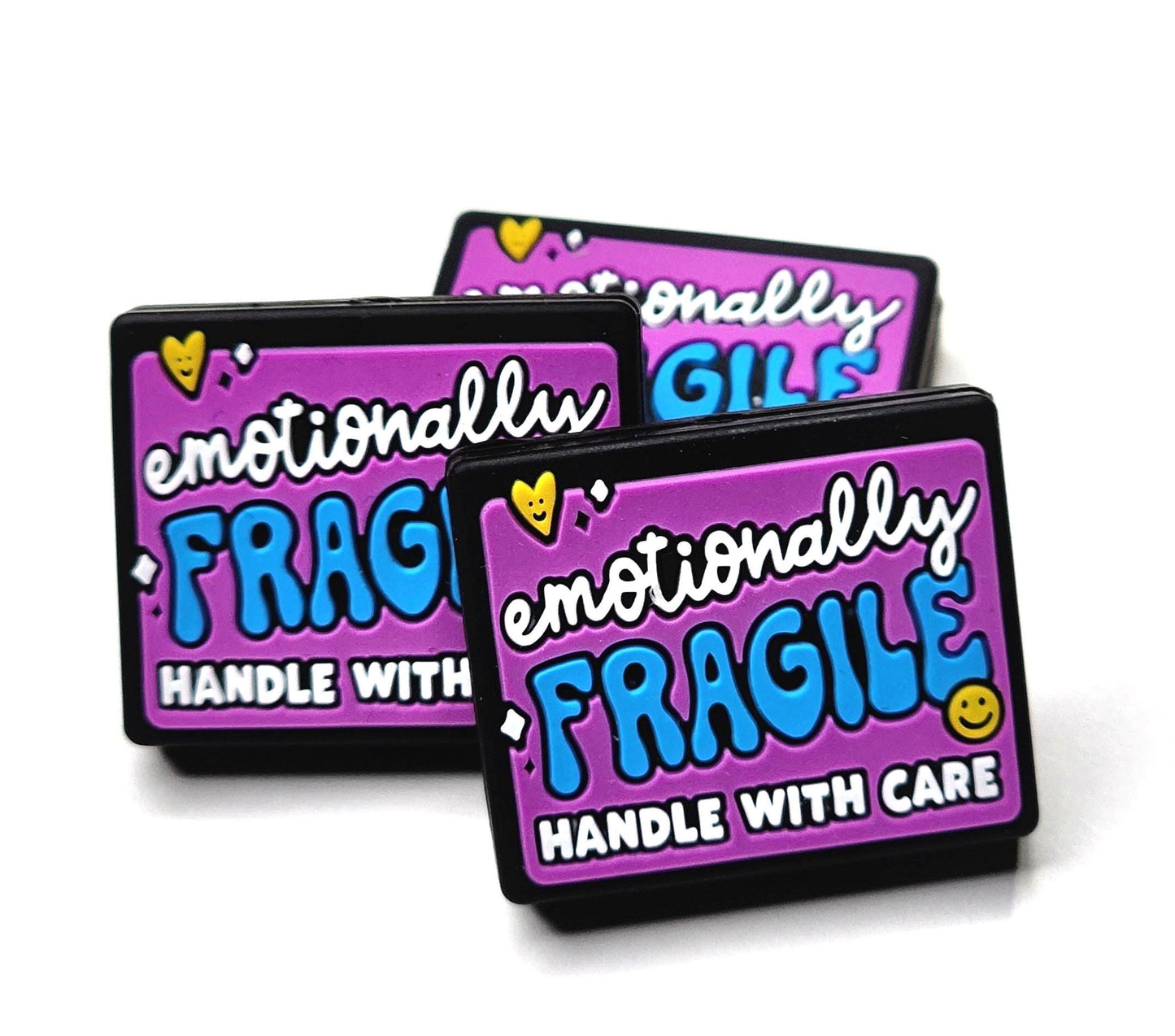 Fragile Handle with Care Focal Bead 78