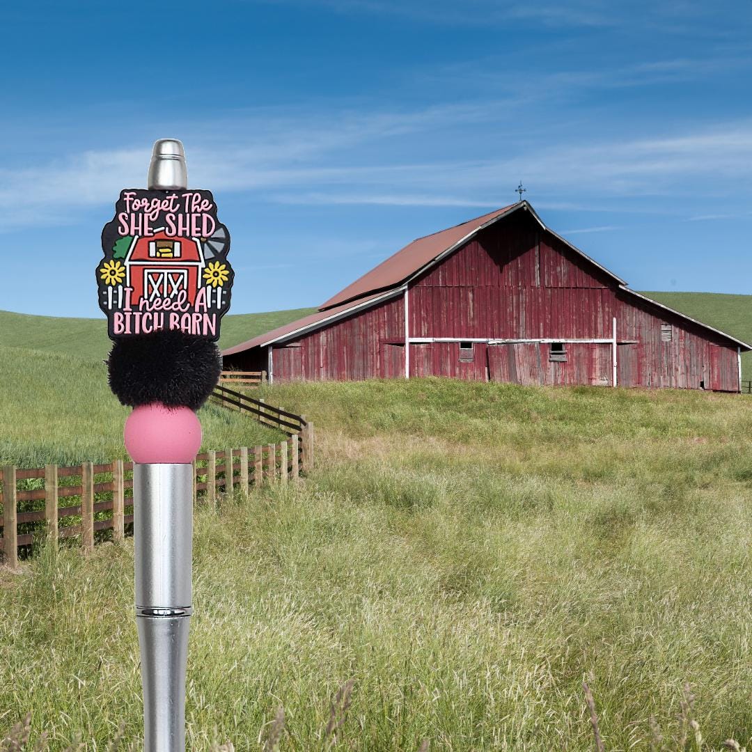 Funny, Sarcastic, Adult Humor Beaded Pens 2V