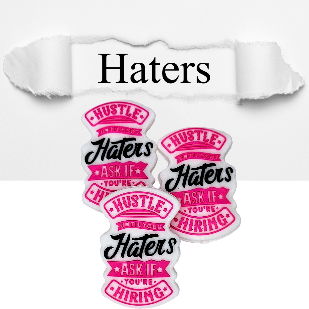 Haters Silicone Focal Bead 141