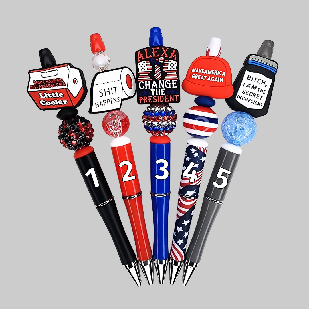 Funny, Sarcastic, Adult Humor Beaded Pens 1G
