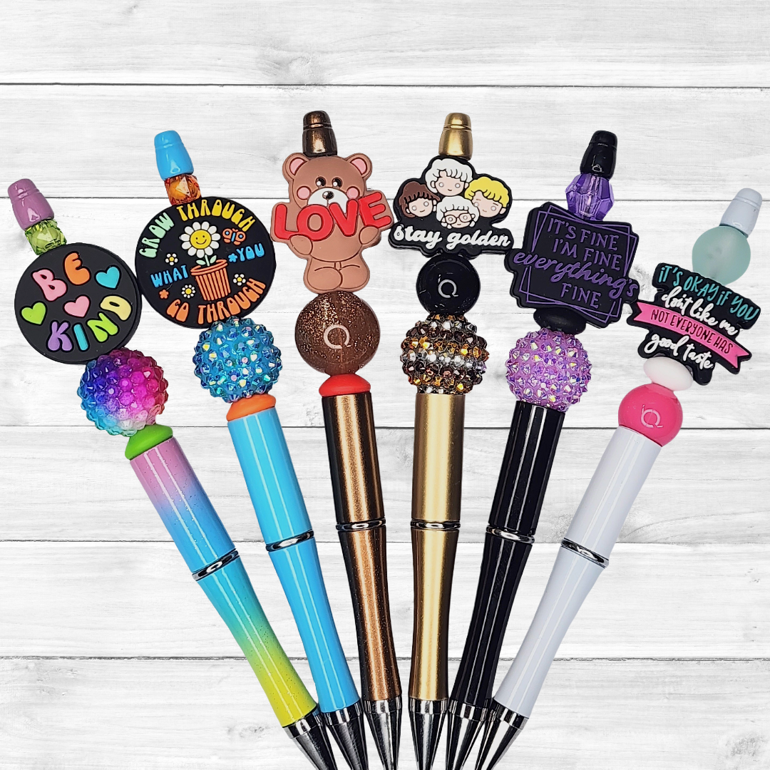 Inspirational Custom Design Beaded Pens 1Y