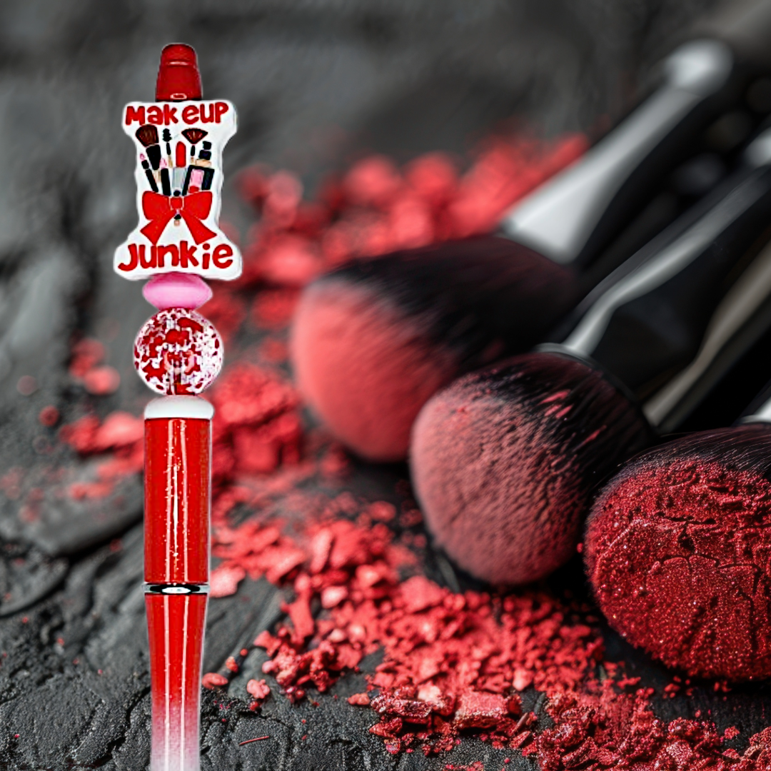 Nail Boss & Makeup Junkie Beaded Pen