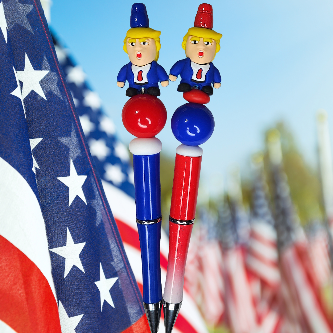 3D Trump Beaded Pen