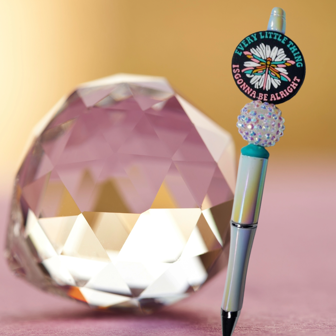 2B Inspirational Custom Design Beaded Pens