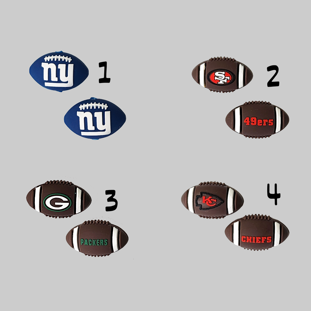 Football Shaped Focal Bead