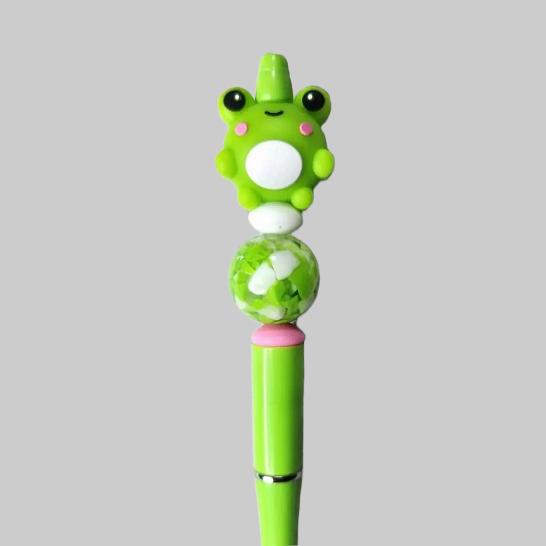 3D Frog Beaded Pen