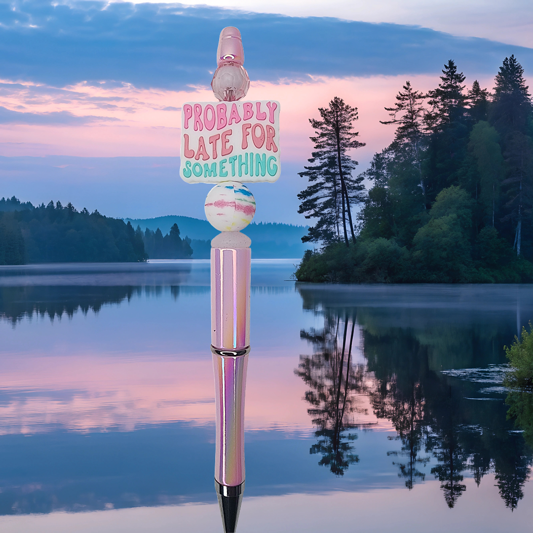 2X Inspirational Custom Design Beaded Pens