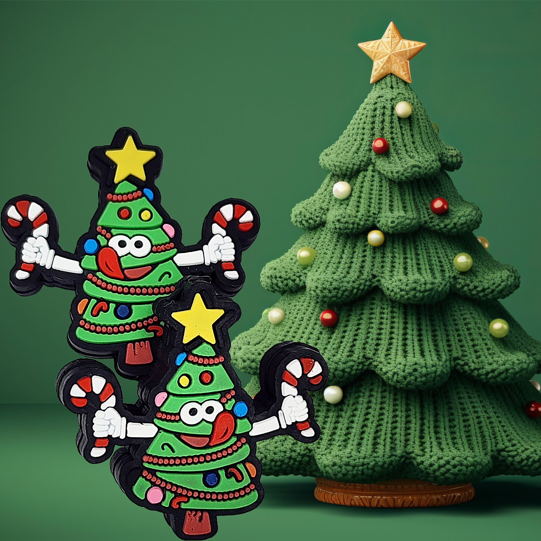 Funny Christmas Tree Focal Bead