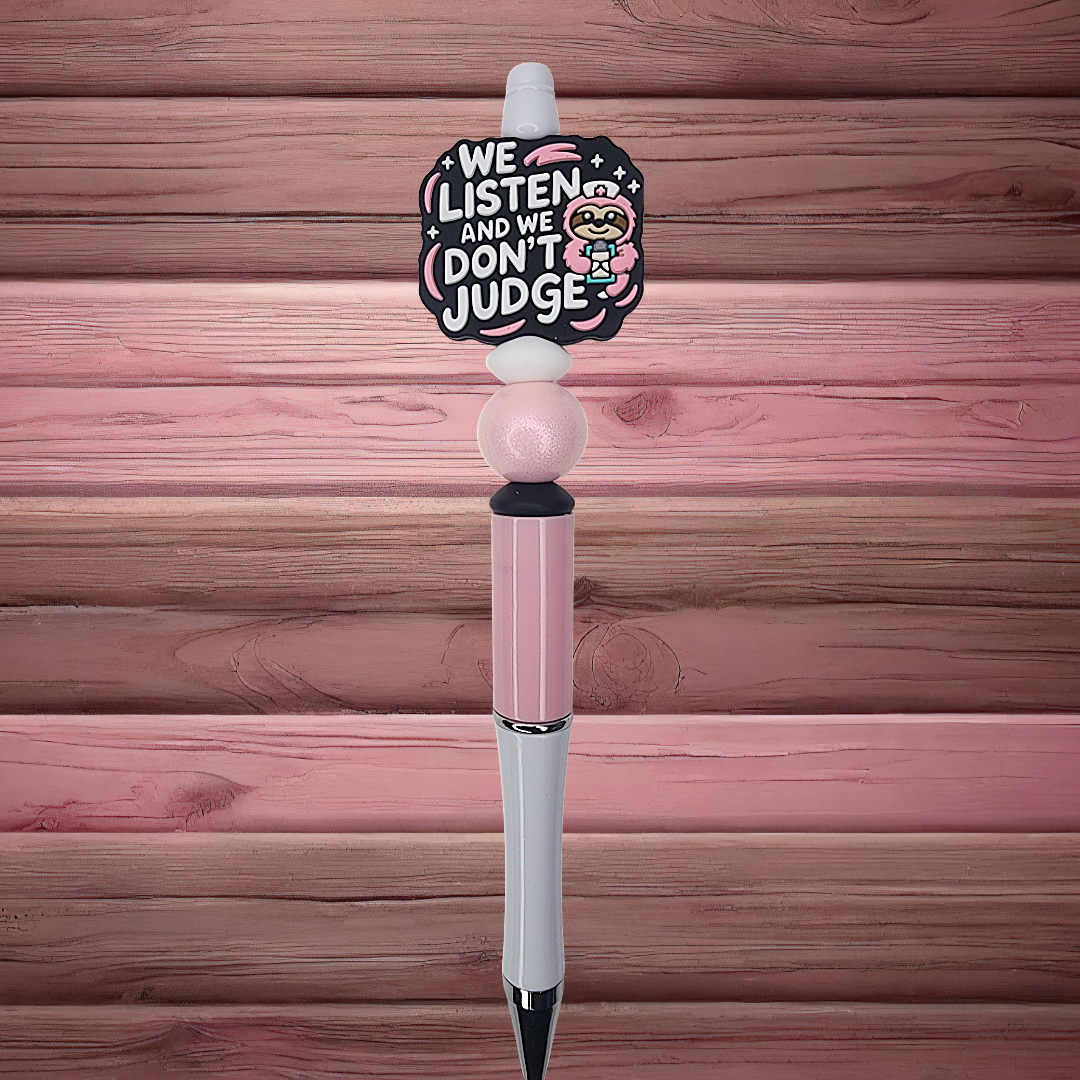 2X Inspirational Custom Design Beaded Pens