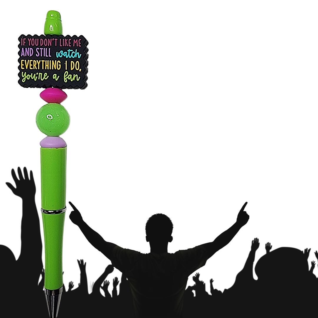 Funny, Sarcastic, Adult Humor Beaded Pens 2W
