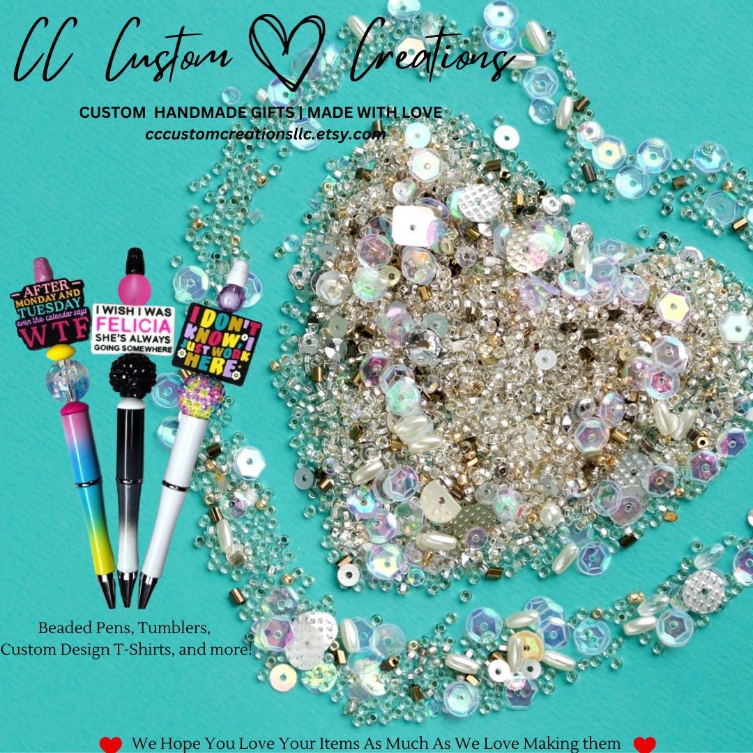 2B Inspirational Custom Design Beaded Pens