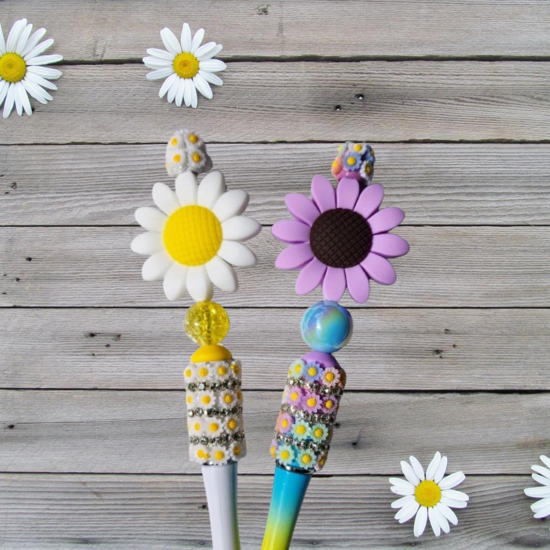Daisy Beaded Pen