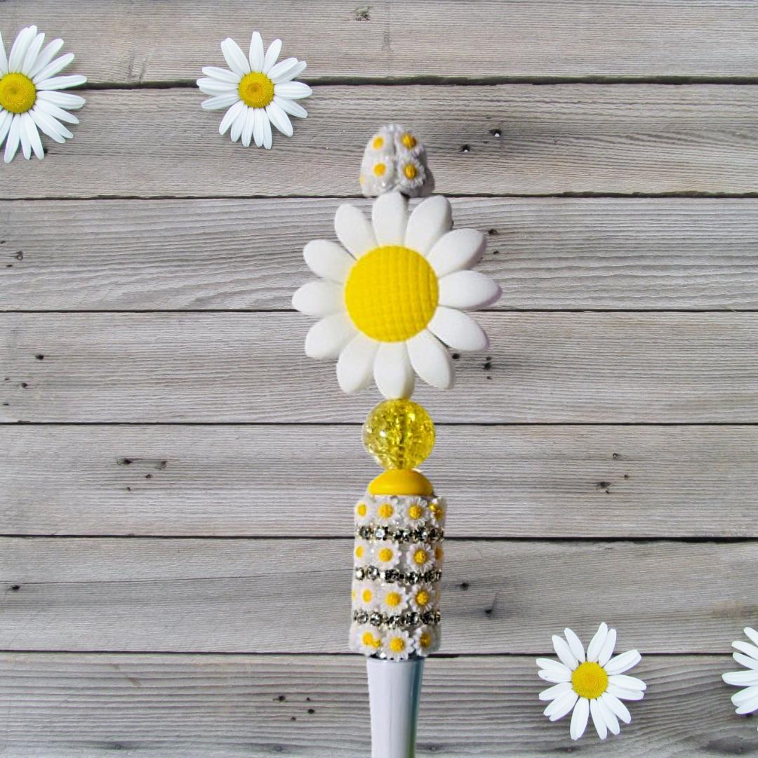Daisy Beaded Pen