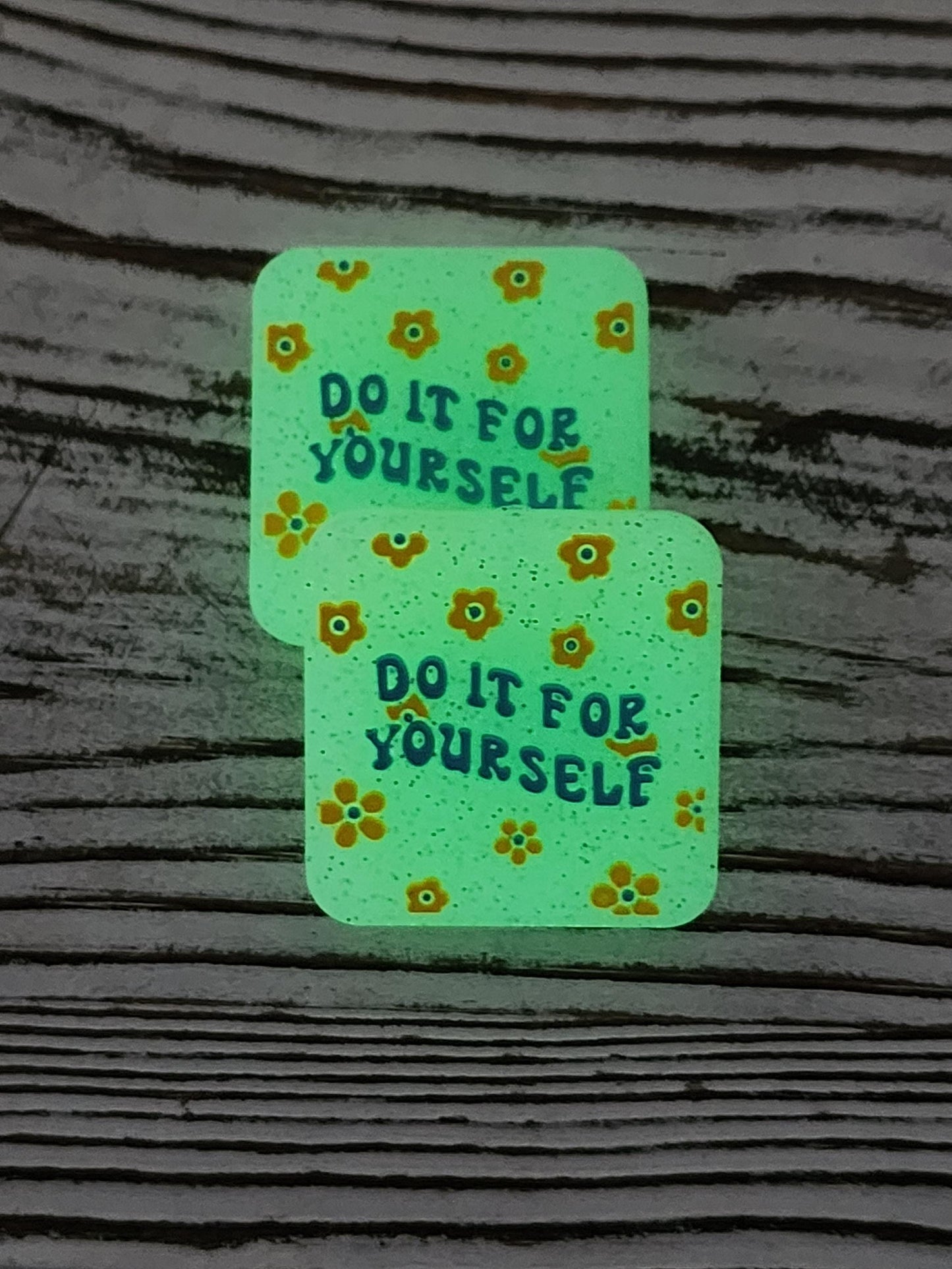 Do It for Yourself Focal Bead (Glows in the dark) 38