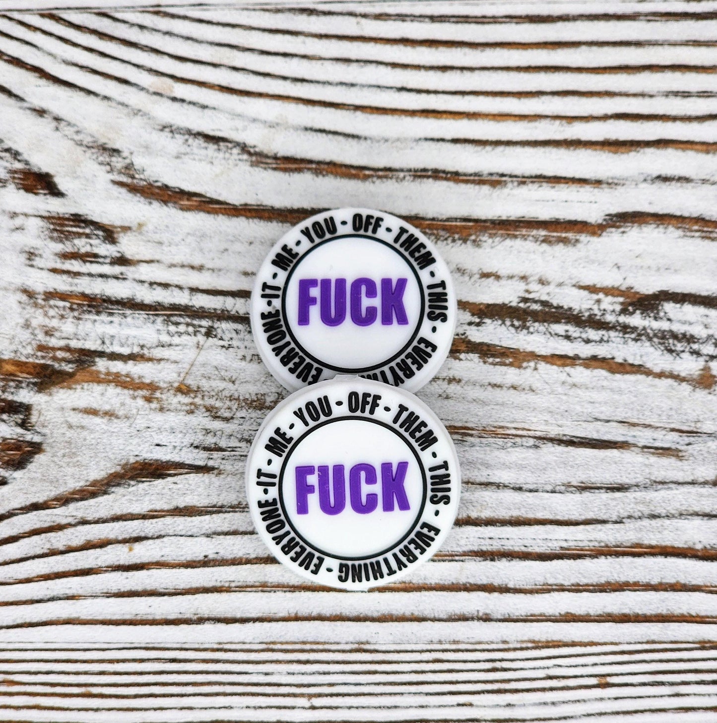 F**k Everything Silicone Focal Bead 133