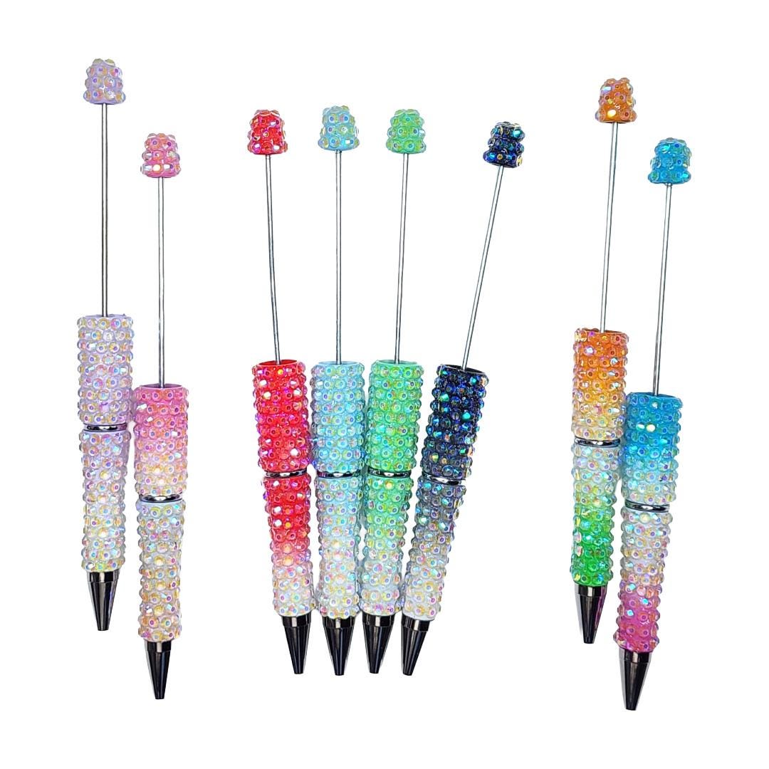 Ombre Rhinestone Full Body Beadable Pen Blanks