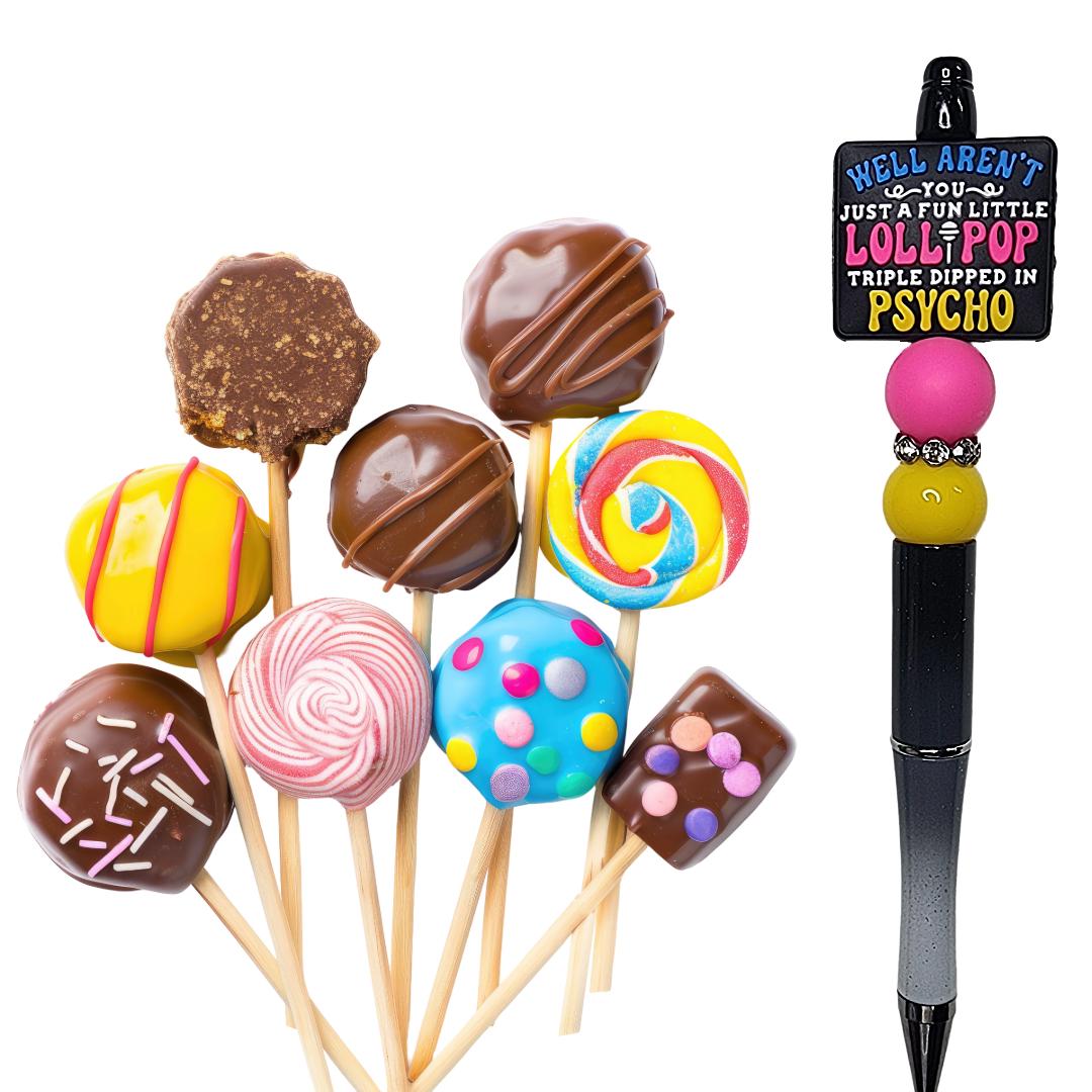Funny, Sarcastic, Adult Humor Beaded Pens 2W