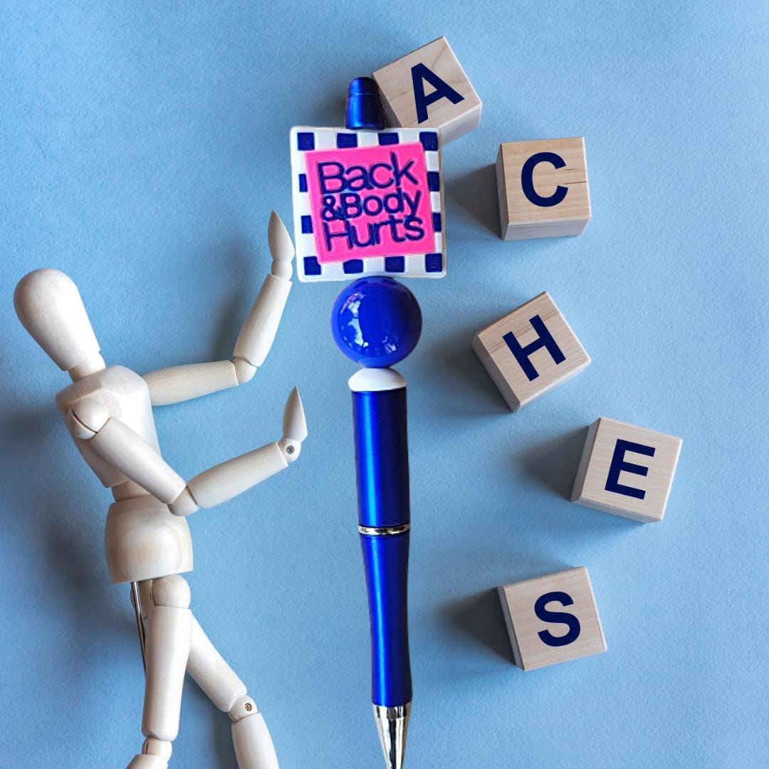 Funny, Sarcastic, Adult Humor Beaded Pens 1D
