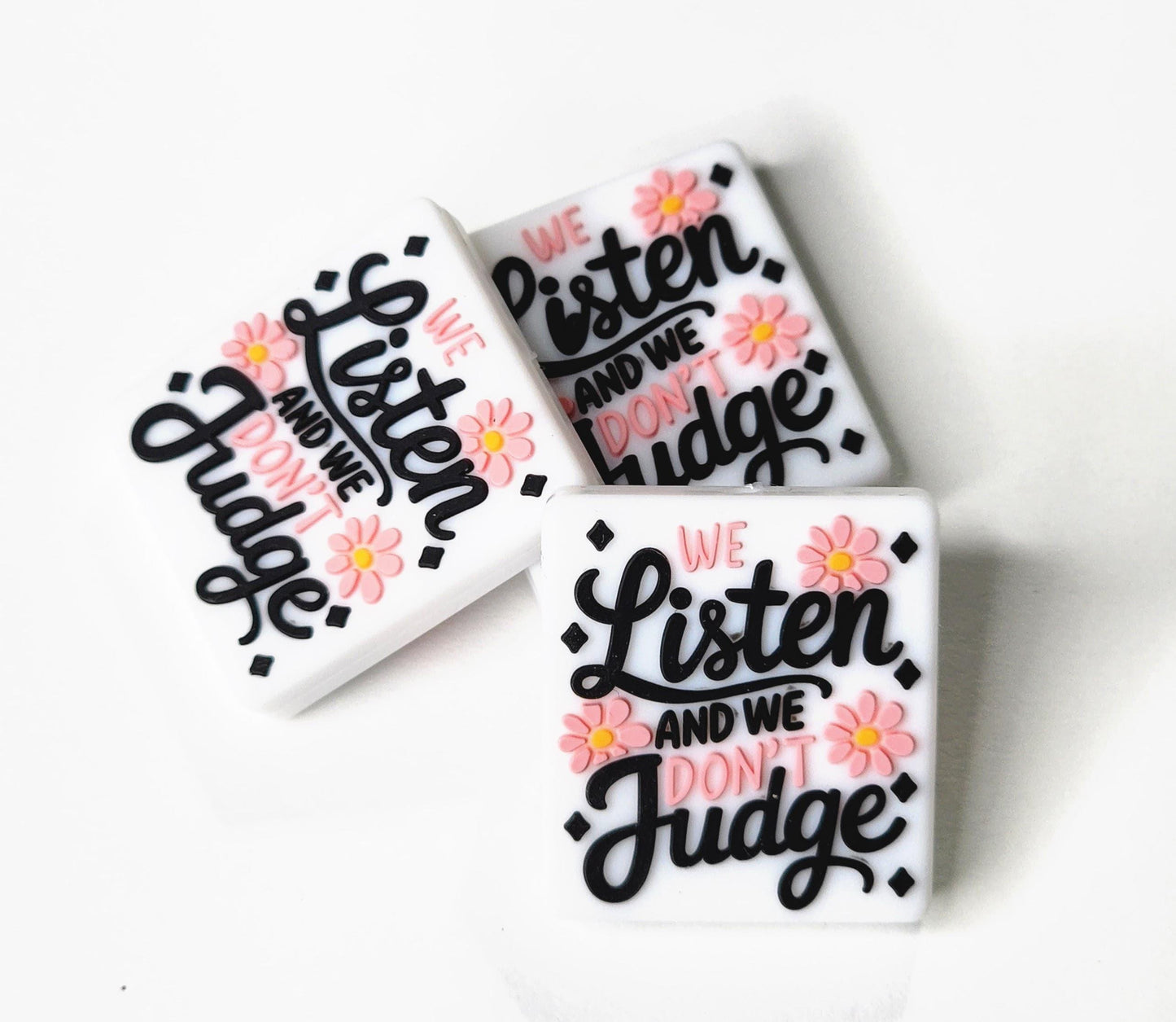 We Listen and We Don't Judge Focal Bead 43