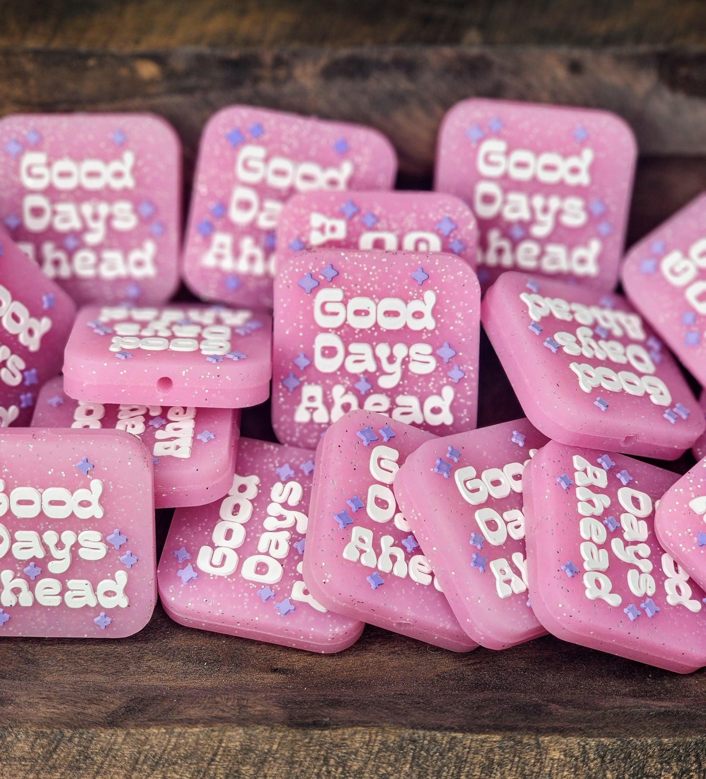 Good Days Ahead Focal Bead (Glows in the dark) 49