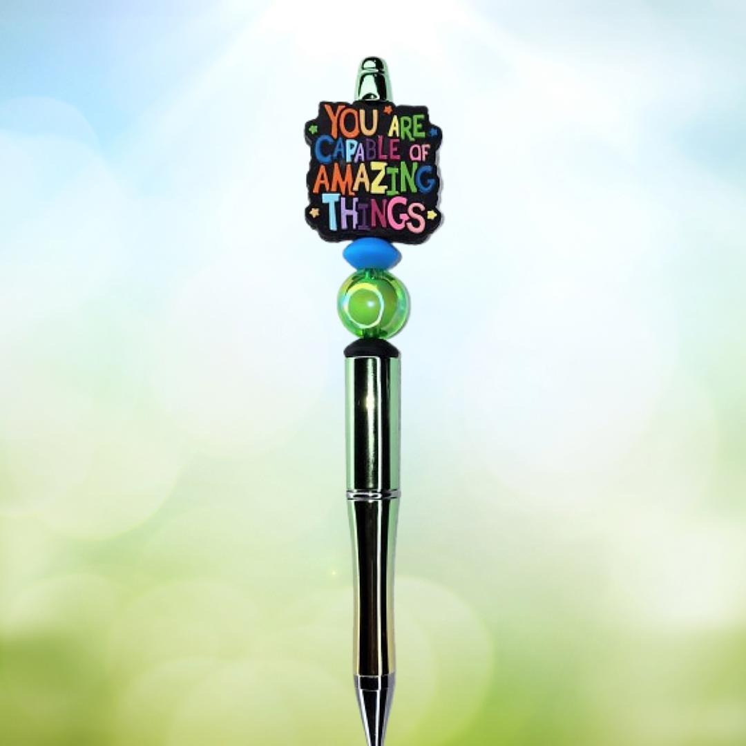 Funny, Sarcastic, Adult Humor Beaded Pens 1P