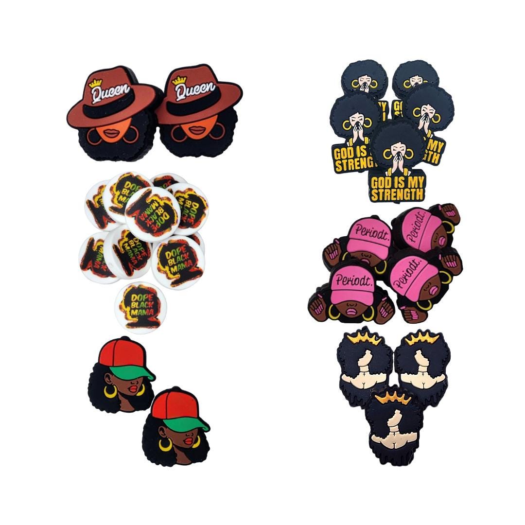 African American Women Focal Beads 110