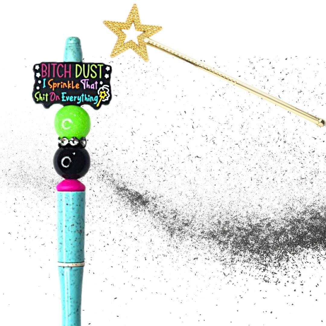 Funny, Sarcastic, Adult Humor Beaded Pens 1N