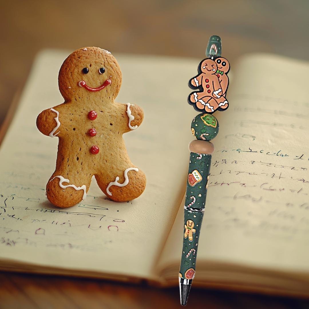 Naughty Christmas Beaded Pens