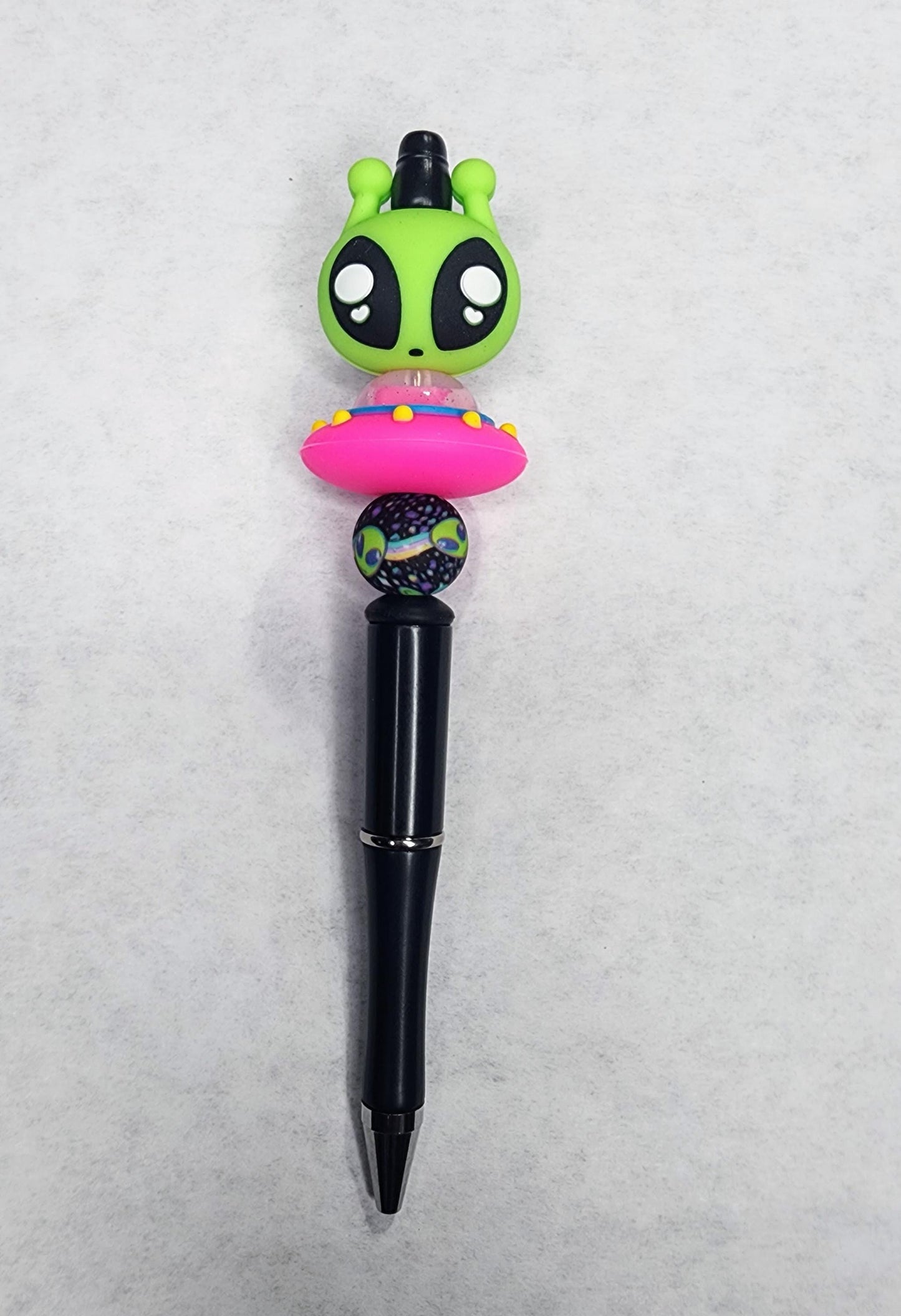3D Alien Spaceship Beaded Pen