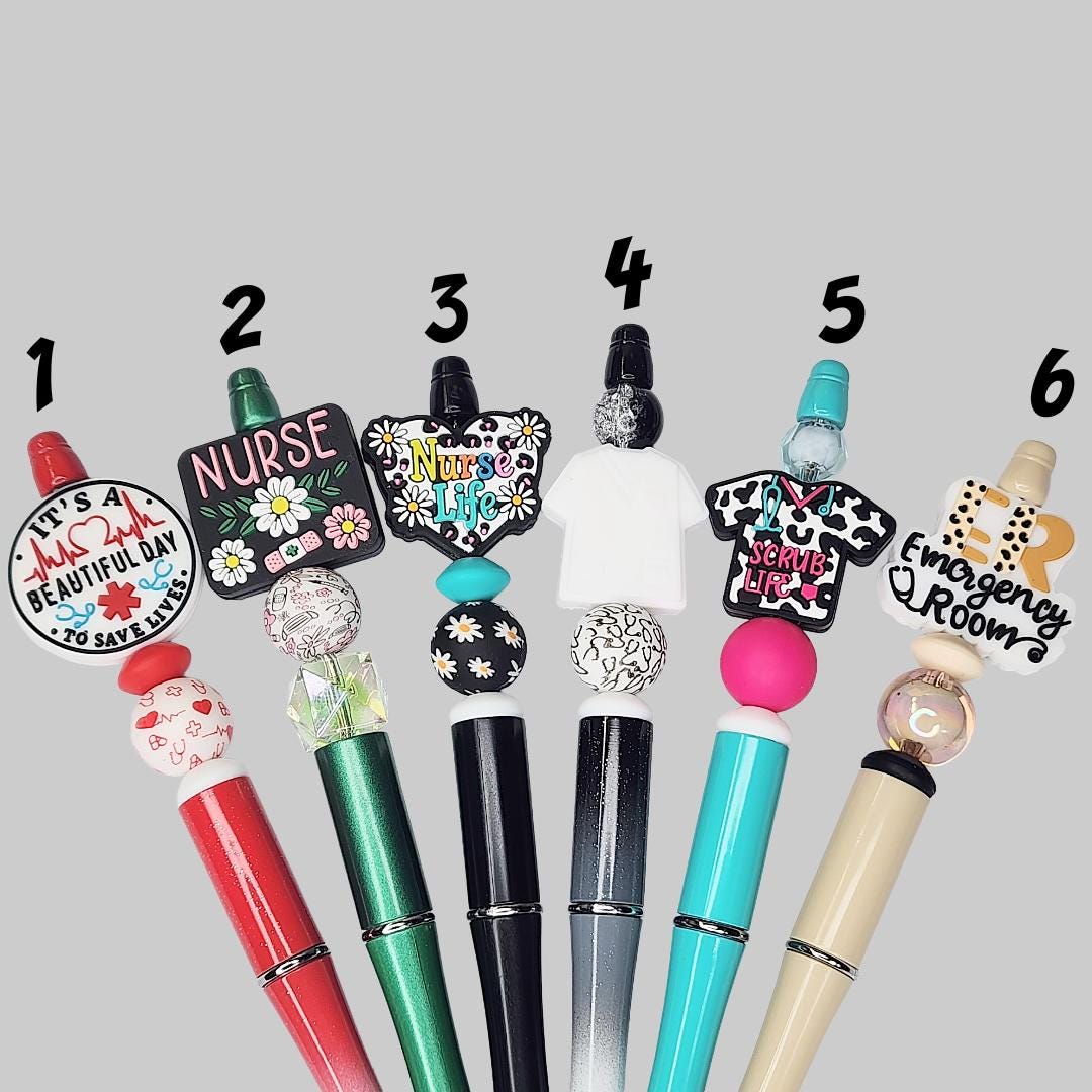 Medical Worker Beaded Pens