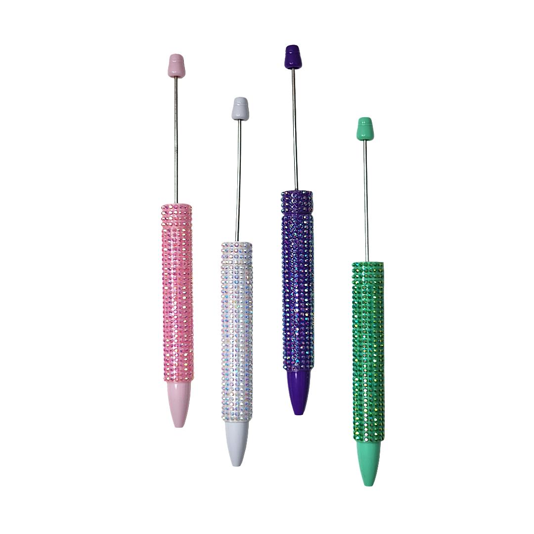Long Style Rhinestone Beadable Pen Blanks