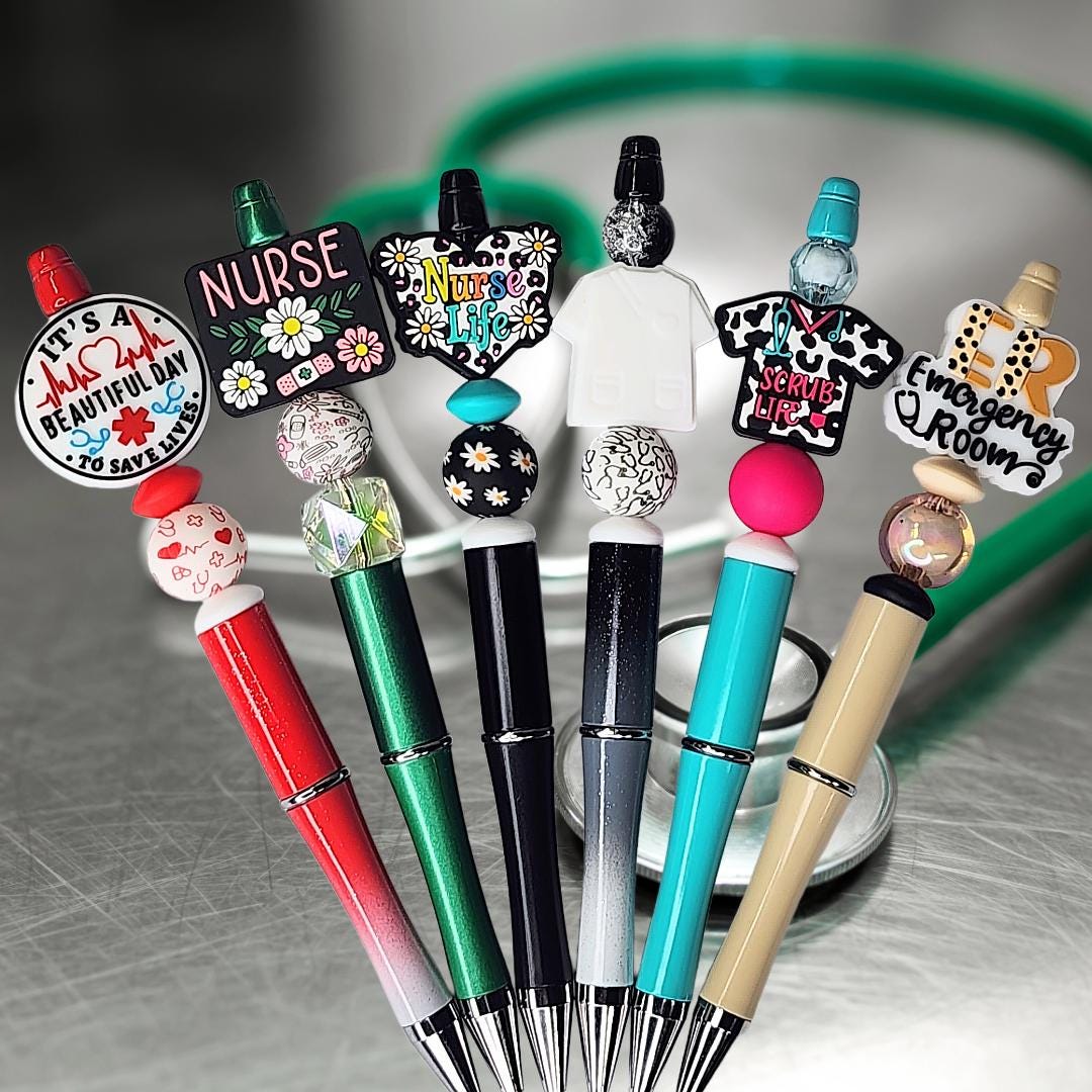 Medical Worker Beaded Pens